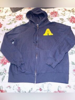 Netflix “To All the Boys I've Loved Before” 3Varsity Letter Zip-Up Hoodie Sz Med